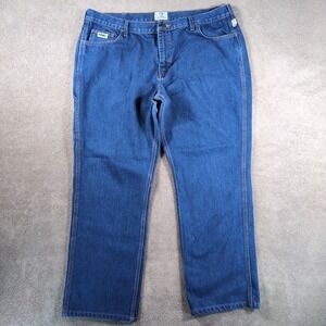 Tyndale Carpenter Jeans 20 Womens Blue Denim Cotton‎ Flame Resistant Workwear